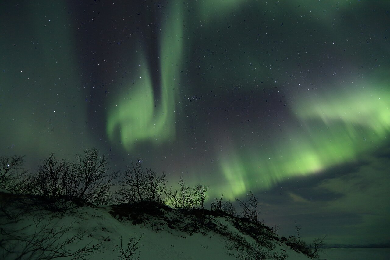 Aurora in Abisko near Torneträsk